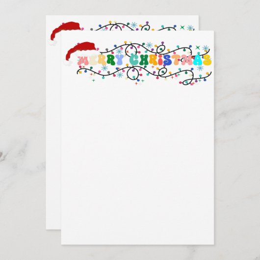 Cartes Pour Fêtes Annuelles Joyeux Noël x masse, rennes, santa claus (Devant / Derrière)