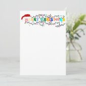 Cartes Pour Fêtes Annuelles Joyeux Noël x masse, rennes, santa claus (Debout devant)