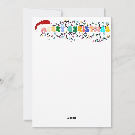 Cartes Pour Fêtes Annuelles Joyeux Noël x masse, rennes, santa claus (Dos)