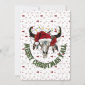 Cartes Pour Fêtes Annuelles Joyeux Noël Y'all (Devant)