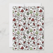 Cartes Pour Fêtes Annuelles Joyeux Noël Y'All Reindeer Skull and Cactus (Dos)