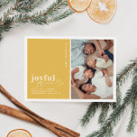 Cartes Pour Fêtes Annuelles Joyeux Nous Vous Adorons | Photo de Noël Hymn Holi<br><div class="desc">Cette carte de vacances élégante est parfaite pour tous ceux qui figurent sur votre liste de diffusion. Une carte de vacances chic avec des lettres tendance sur un arrière - plan doré joyeux avec votre propre photo. Partagez votre foi en cette période de fêtes avec des cartes de Noël religieuses...</div>