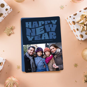 Cartes Pour Fêtes Annuelles Joyeux Nouvel An amusant rétro photo de marine