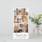 Cartes Pour Fêtes Annuelles Joyeux Nouvel An Décontracté Script Multi Photo Co