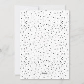 Cartes Pour Fêtes Annuelles Joyeux Nouvel An moderne Noir et Or Non-photo (Dos)