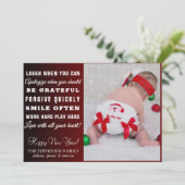 Cartes Pour Fêtes Annuelles Joyeux Nouvel An | Photo de devis Inspiration (Debout devant)