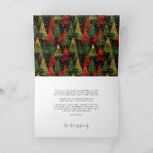 Cartes Pour Fêtes Annuelles Joyeux Nouvel An police noire moderne (Intérieur)