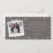 Cartes Pour Fêtes Annuelles Joyeux Nouvel An Simple Script Moderne Minimal Pho (Dos)