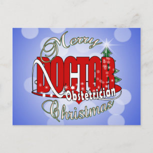 Cartes Pour Fêtes Annuelles Joyeux obstétricien de NOËL