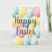 Cartes Pour Fêtes Annuelles Joyeux Oeuf de Pâques (Devant)