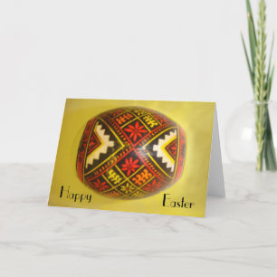 Cartes Pour Fêtes Annuelles Joyeux Oeuf roumain peint à la main de Pâques #6