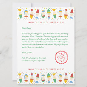 Cartes Pour Fêtes Annuelles Joyeux Onze Holiday Letter