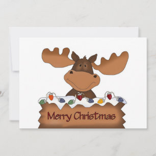 Cartes Pour Fêtes Annuelles Joyeux orignal de Noël