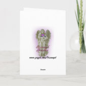 Cartes Pour Fêtes Annuelles Joyeux ornements de Noël sur noir (Dos)