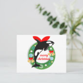 Cartes Pour Fêtes Annuelles joyeux orque de noël (Debout devant)
