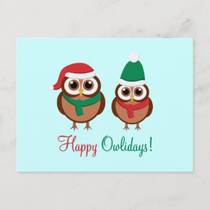 Cartes Pour Fêtes Annuelles Joyeux Owlidays