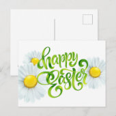 Cartes Pour Fêtes Annuelles Joyeux Pâques (Devant / Derrière)