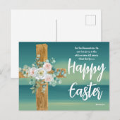 Cartes Pour Fêtes Annuelles Joyeux Pâques (Devant / Derrière)