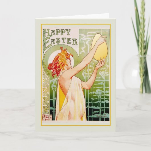 Cartes Pour Fêtes Annuelles Joyeux Pâques (Devant)