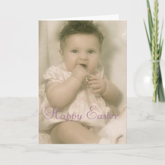 Cartes Pour Fêtes Annuelles Joyeux Pâques (Devant)