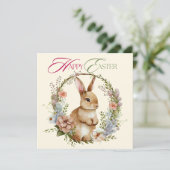 Cartes Pour Fêtes Annuelles Joyeux Pâques (Debout devant)