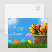 Cartes Pour Fêtes Annuelles Joyeux Pâques (Devant / Derrière)