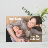 Cartes Pour Fêtes Annuelles Joyeux Pâques (Debout devant)