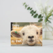 Cartes Pour Fêtes Annuelles Joyeux Pâques à EWE. (Debout devant)