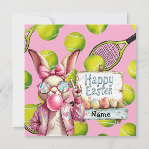 Cartes Pour Fêtes Annuelles Joyeux Pâques de Tennis