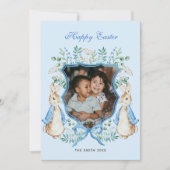 Cartes Pour Fêtes Annuelles Joyeux Pâques Peter Rabbit Photo (Devant)