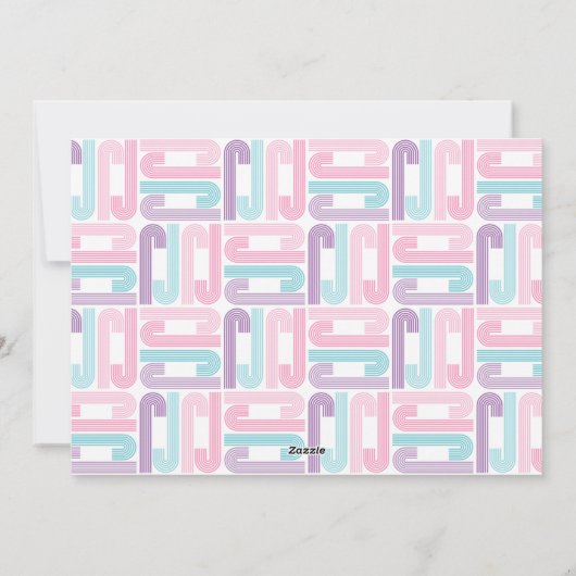 Cartes Pour Fêtes Annuelles Joyeux Pastel Nutcracker Retro Noël (Dos)