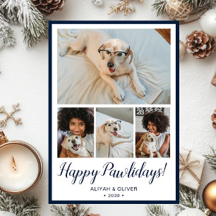 Cartes Pour Fêtes Annuelles Joyeux Pawlidays 4 Photo