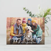 Cartes Pour Fêtes Annuelles Joyeux Pawlidays Arbre de Noël Pet Chien Chien Chi (Debout devant)