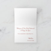 Cartes Pour Fêtes Annuelles Joyeux Pawlidays Chien Design- Bloodhound (Intérieur)
