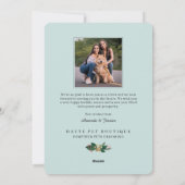 Cartes Pour Fêtes Annuelles Joyeux Pawlidays Chiens Pet Care Business Aqua Doo (Dos)