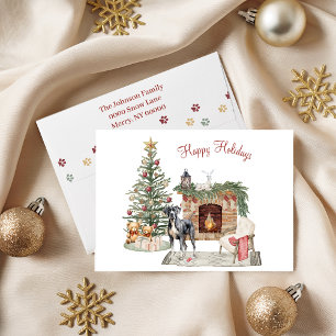 Cartes Pour Fêtes Annuelles Joyeux Pawlidays Conception Chien - Grand Danse