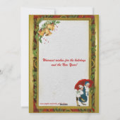 Cartes Pour Fêtes Annuelles Joyeux Père Noël à New York (Dos)