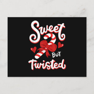 Cartes Pour Fêtes Annuelles Joyeux Père Noël bonbon de Noël drôle mais tordu