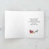 Cartes Pour Fêtes Annuelles Joyeux Père Noël et mère (Intérieur)