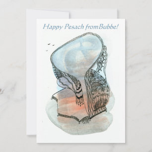 Cartes Pour Fêtes Annuelles Joyeux Pesach De Bubbe Passover Appartement