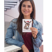 Cartes Pour Fêtes Annuelles Joyeux petit âne de Noël, coutume