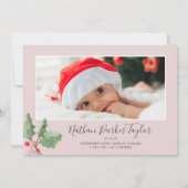 Cartes Pour Fêtes Annuelles Joyeux petit bébé de Noël (Dos)