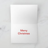 Cartes Pour Fêtes Annuelles Joyeux porc de Noël (Intérieur)