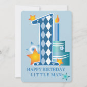 Cartes Pour Fêtes Annuelles Joyeux premier anniversaire (Devant)