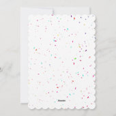 Cartes Pour Fêtes Annuelles Joyeux premier anniversaire (Dos)