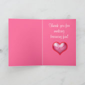 Cartes Pour Fêtes Annuelles Joyeux professeur de Saint-Valentin (Intérieur)