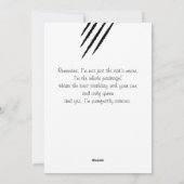 Cartes Pour Fêtes Annuelles Joyeux Purr-thday ( Anniversaire ) Salutations pou (Dos)