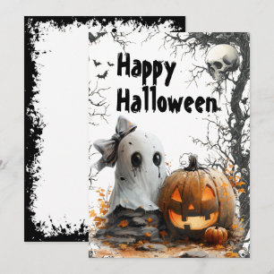 Cartes Pour Fêtes Annuelles Joyeux revenants — Halloween personnalisable