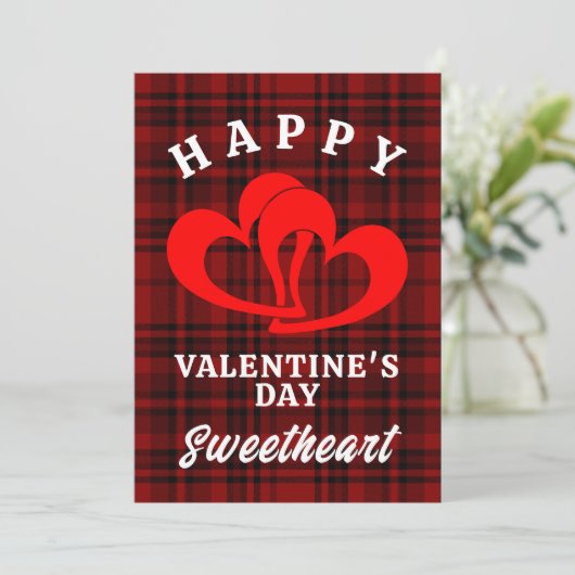 CARTES POUR FÊTES ANNUELLES JOYEUX SAINT-VALENTIN CHÉRI (Debout devant)
