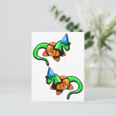 Cartes Pour Fêtes Annuelles Joyeux Samhain ! ! (Debout devant)